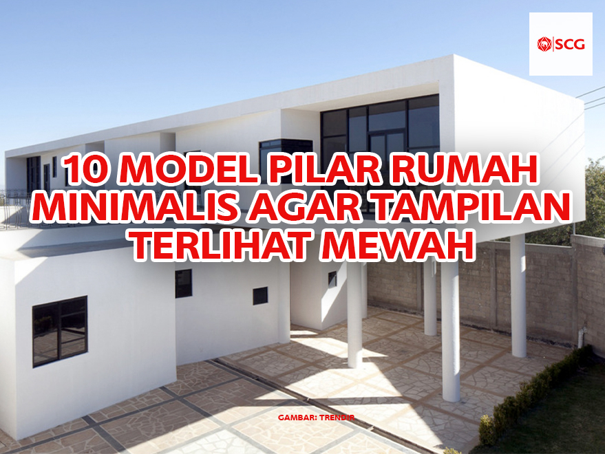 ilustrasi pilar rumah minimalis