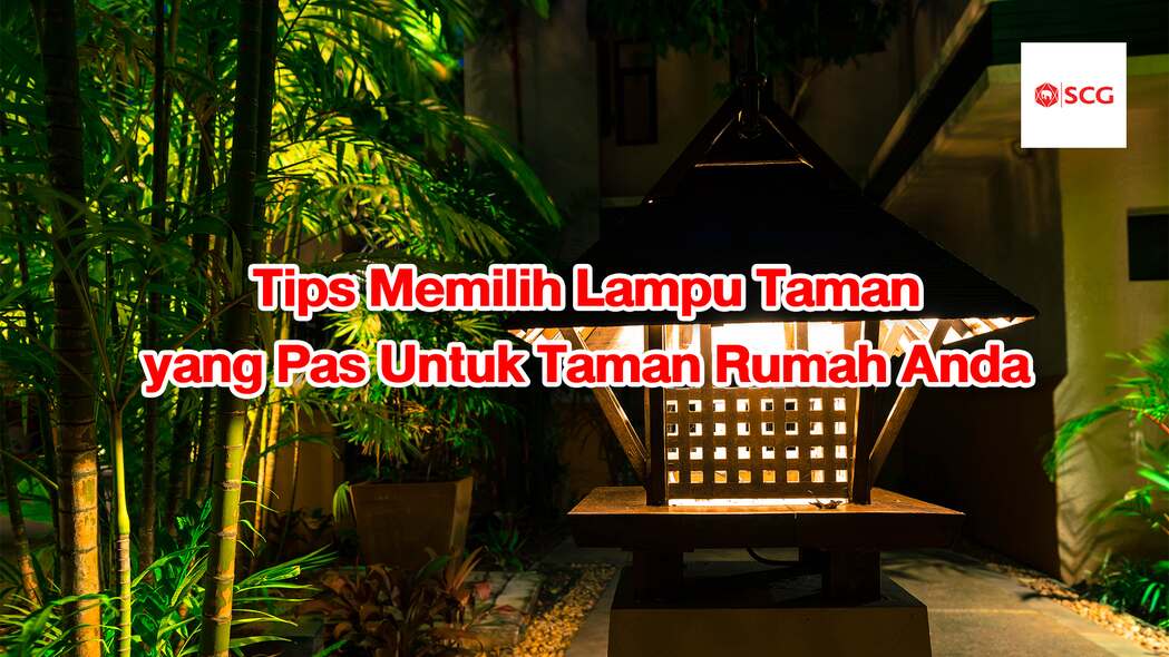 memilih lampu taman