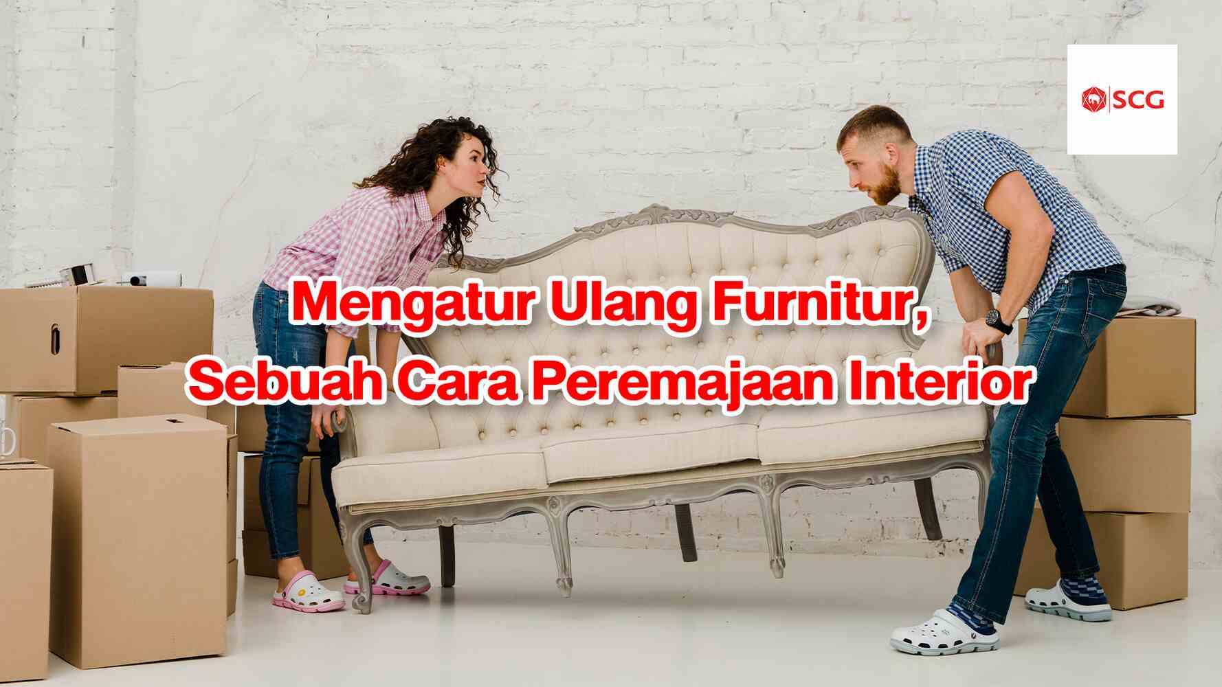 mengatur ulang furnitur