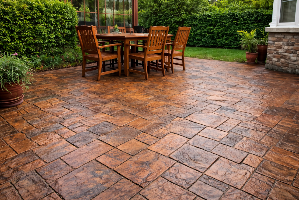 Aplikasi Utama Jayamix Color Stamped Concrete