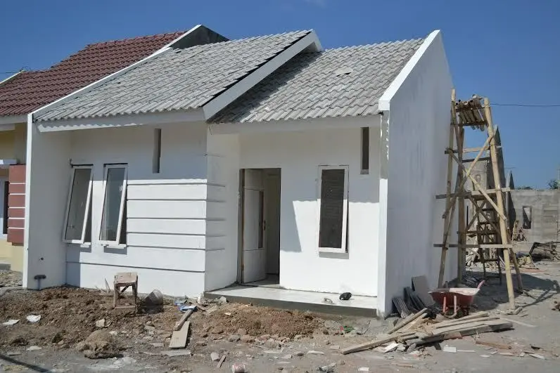 renovasi rumah subsidi tampak depan 