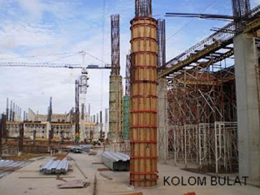 kolom bulat