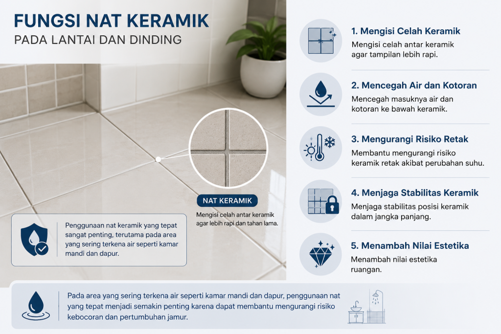 fungsi nat keramik