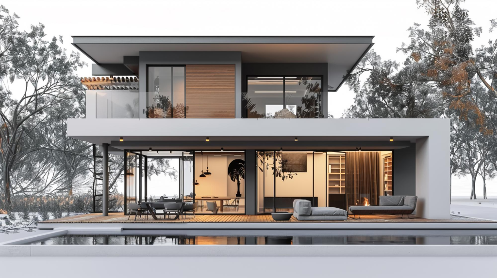 Inspirasi rumah minimalis modern dua lantai dengan desain elegan dan fungsional