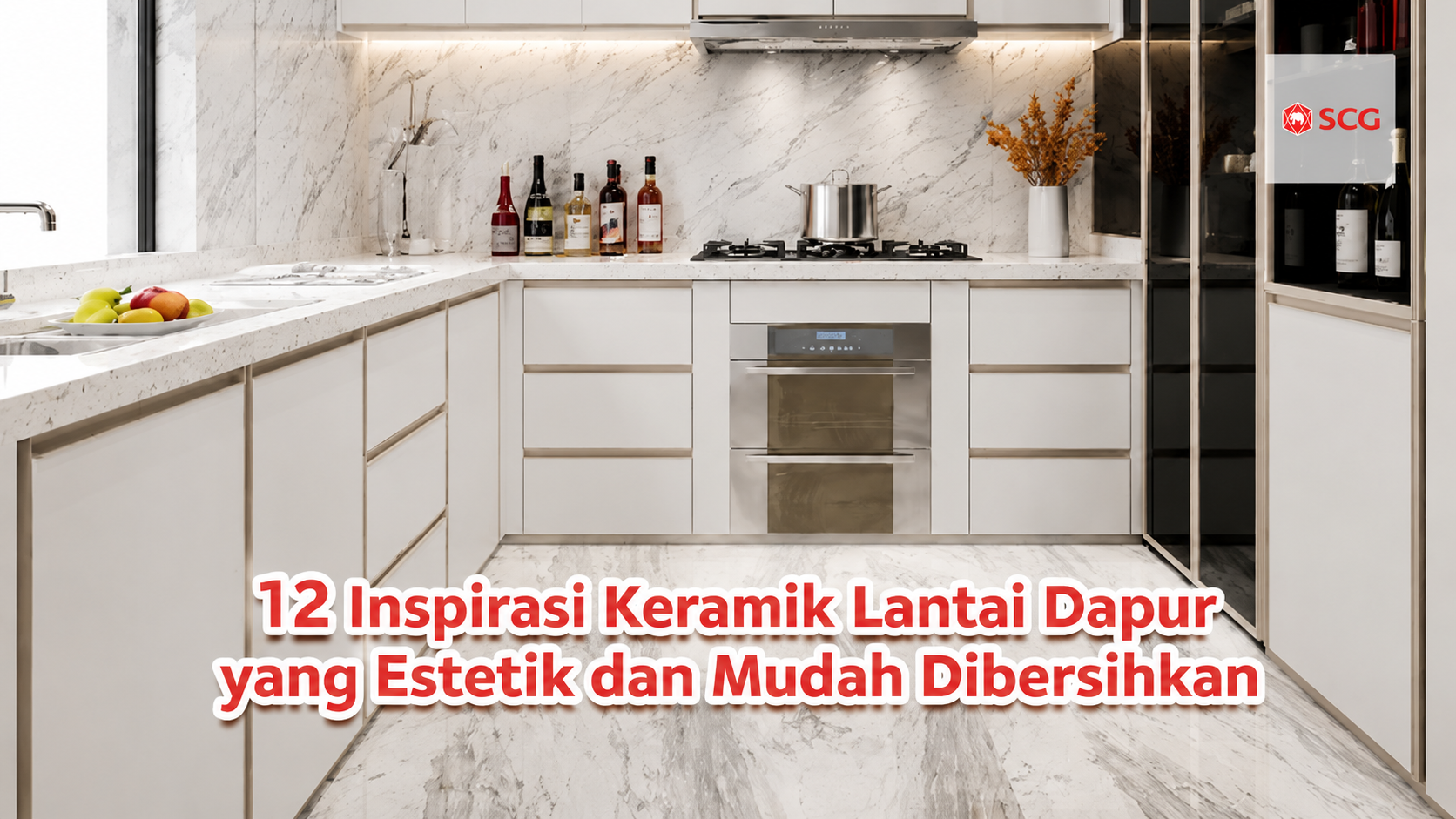 12 Inspirasi Keramik Lantai Dapur yang Estetik dan Mudah Dibersihkan