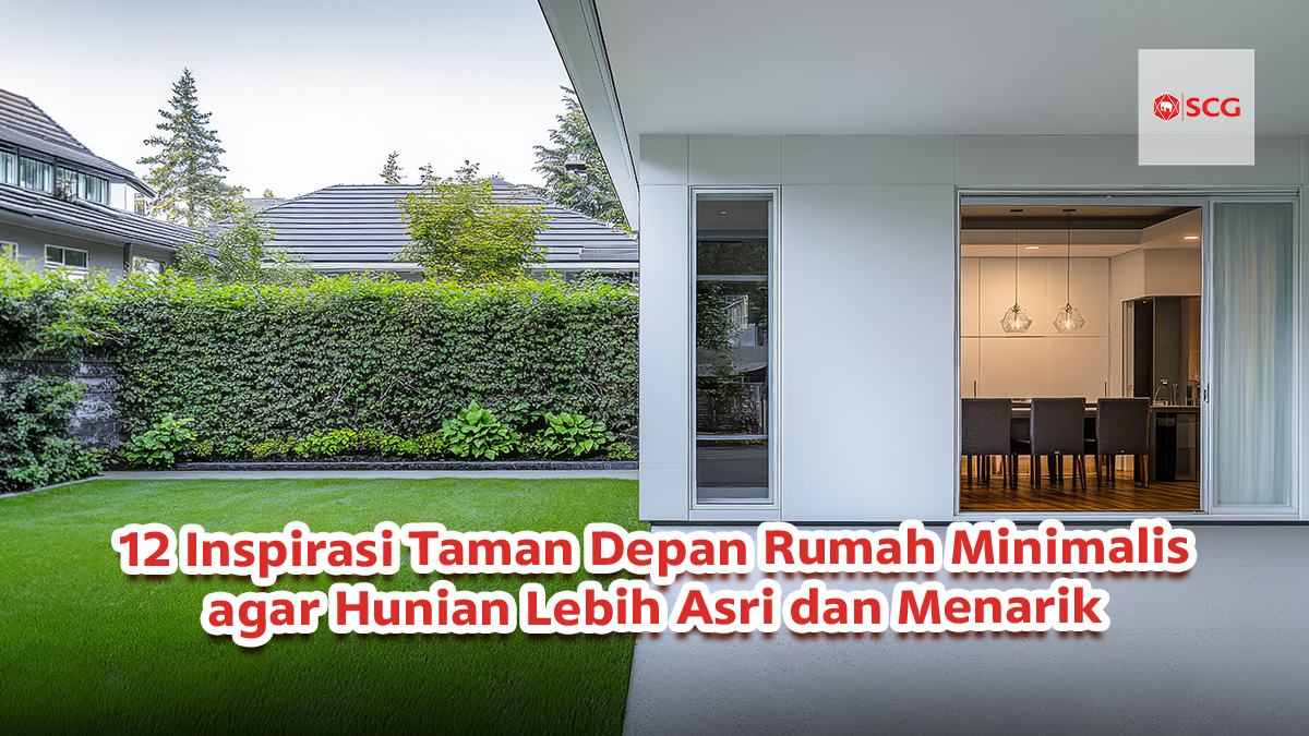 12 Inspirasi Taman Depan Rumah Minimalis agar Hunian Lebih Asri dan Menarik