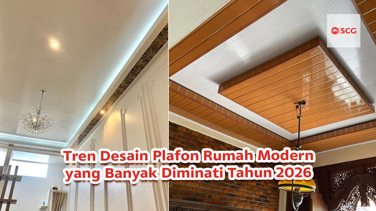 Tren Desain Plafon Rumah Modern