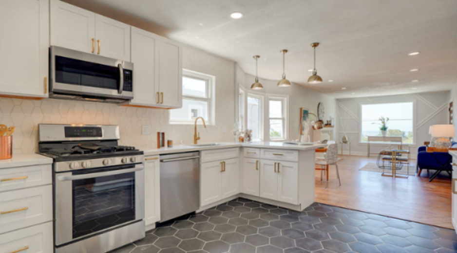 Inspirasi Keramik Lantai Dapur Bermotif Hexagon