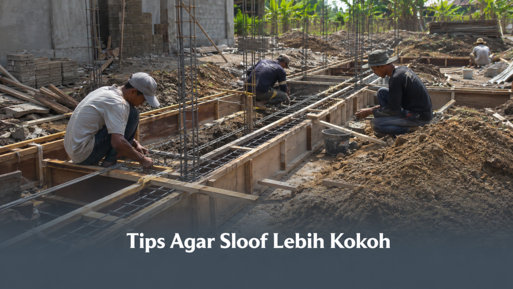 Tips Membuat Sloof yang Kokoh dan Tahan Lama