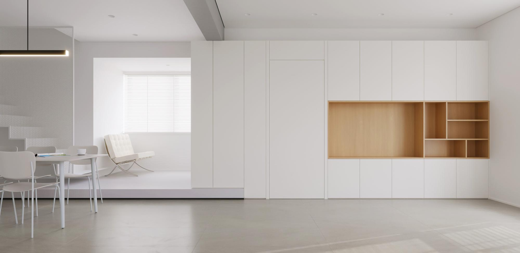 Interior rumah minimalis modern dengan konsep ruang terbuka