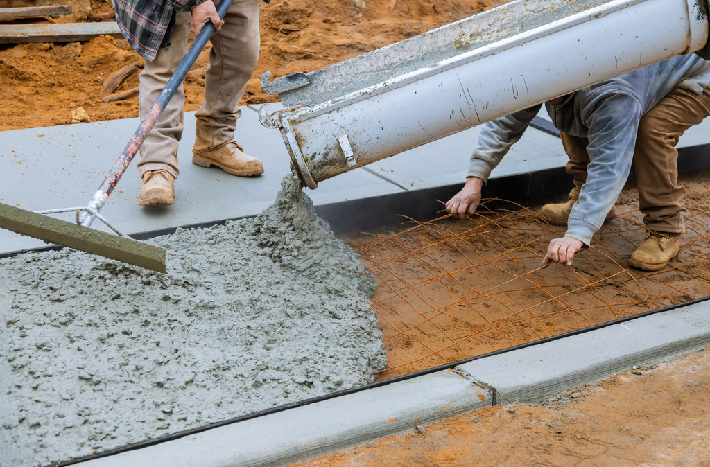 Pengecoran pondasi rumah menggunakan beton ready mix
