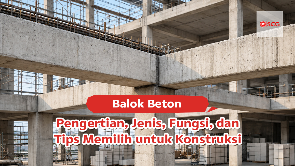 balok beton