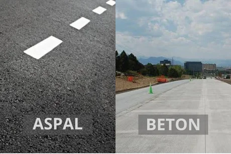 Perbedaaan Jalan Beton dan Jalan Aspal