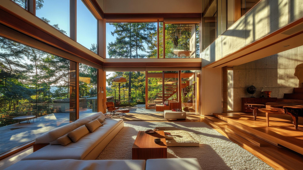 Interior rumah asri dengan konsep open space