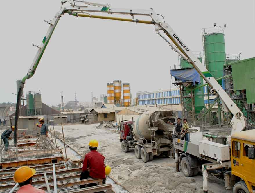Cara Kerja Pompa Beton dalam Proses Pengecoran
