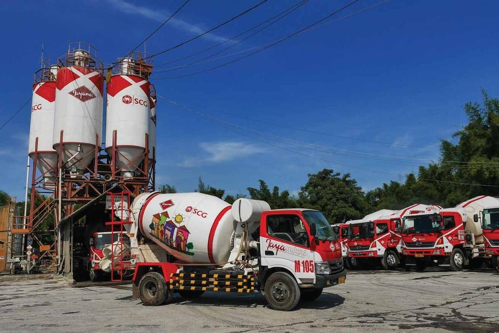 Proses produksi ready mix beton di batching plant 