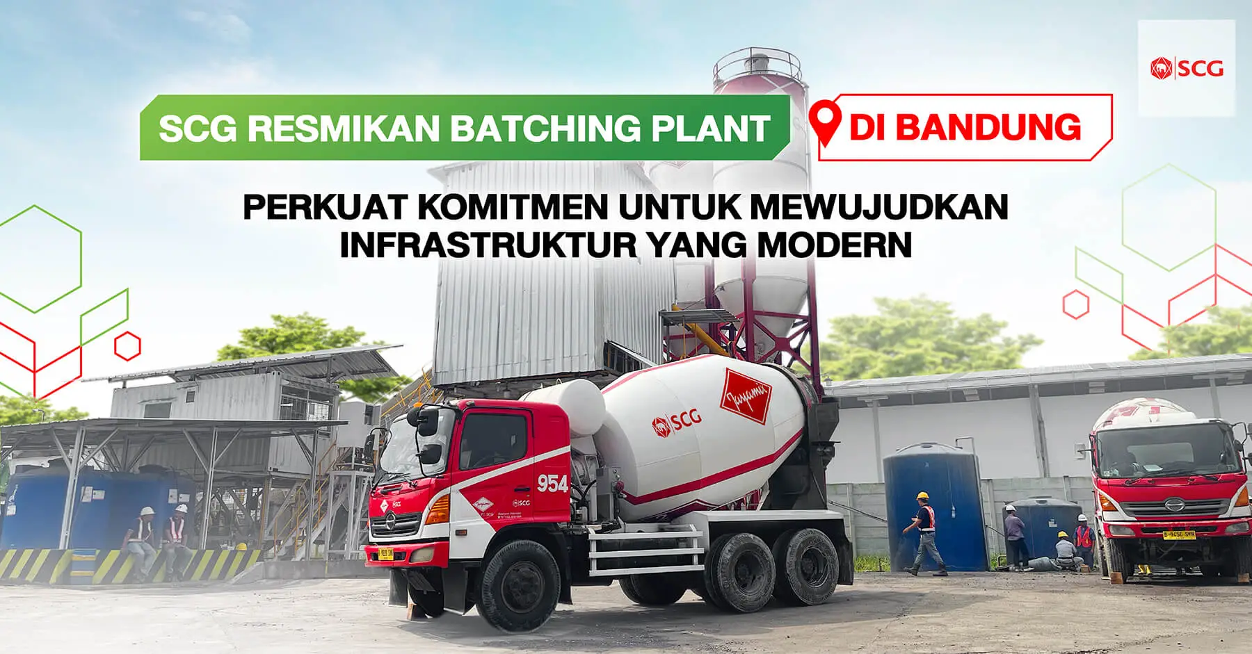 resmikan batching plant bandung